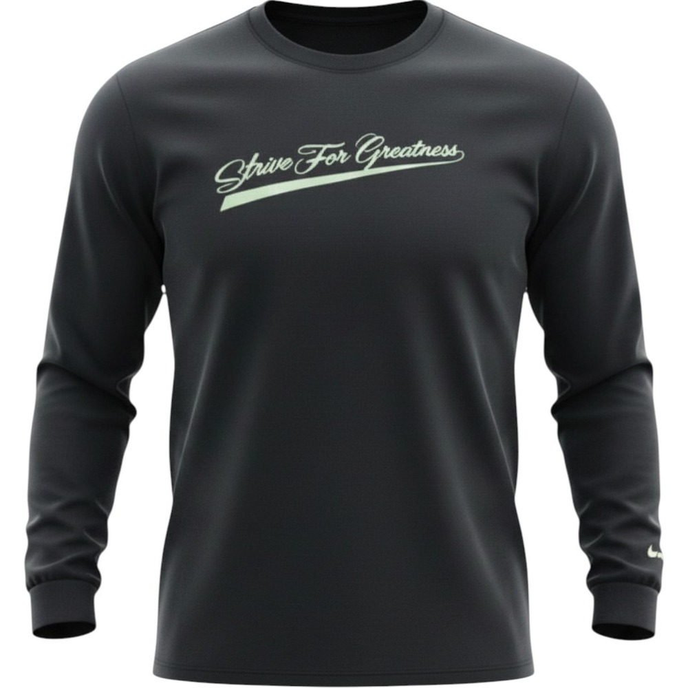 Nike Men's LeBron James Lion Max 90 Long Sleeve T-Shirt - Medium